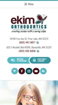 Mobile Screenshot of ekimorthodontics.com
